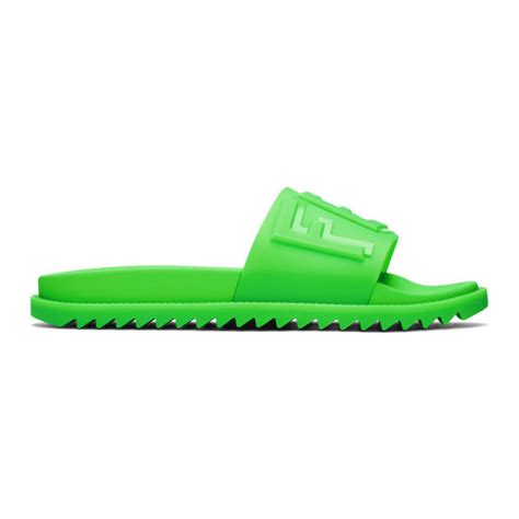 fendi green|green fendi slides.